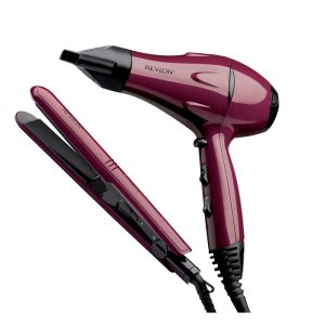 Set Revlon Secador 2000w + Plancha Alisadora Cabello