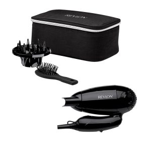 Set Revlon Viaje: Secador + Difusor + Cepillo Compacto Original