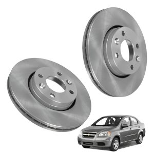 Set Disco Freno Delantero Chevrolet Aveo Sedan 2009-2016