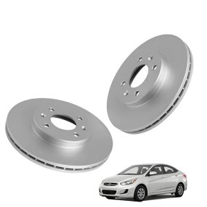 Set Disco Freno Delantero Hyundai Accent Rb 2011-2019