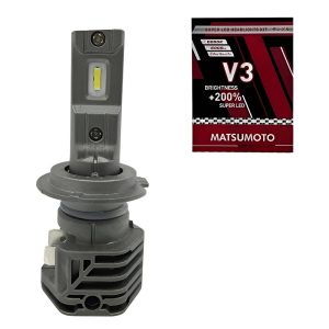 Set de Ampolletas V3 Microtecnología con Disipador Turbo 6000LM